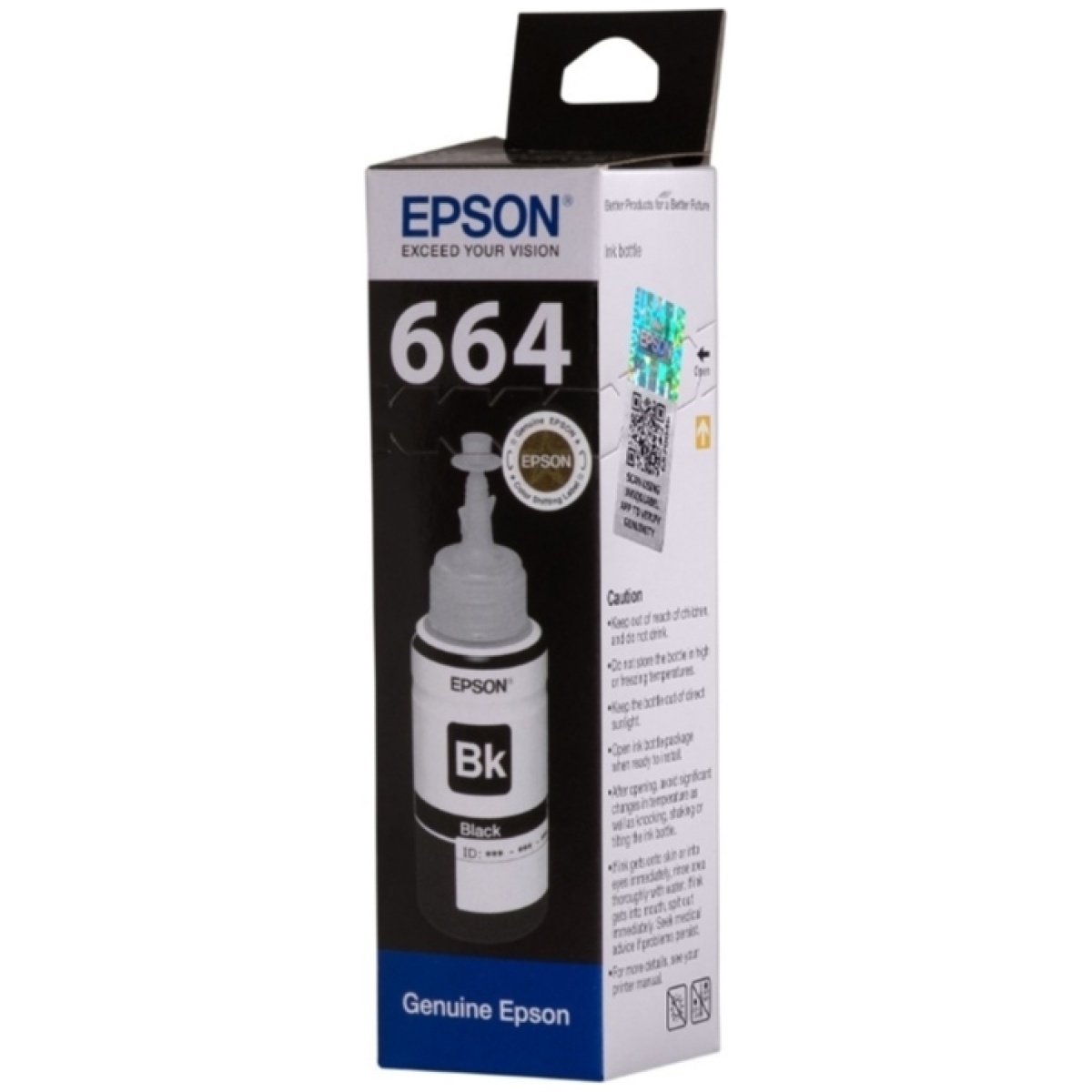 Epson Original 664 Black Ink - Image 1