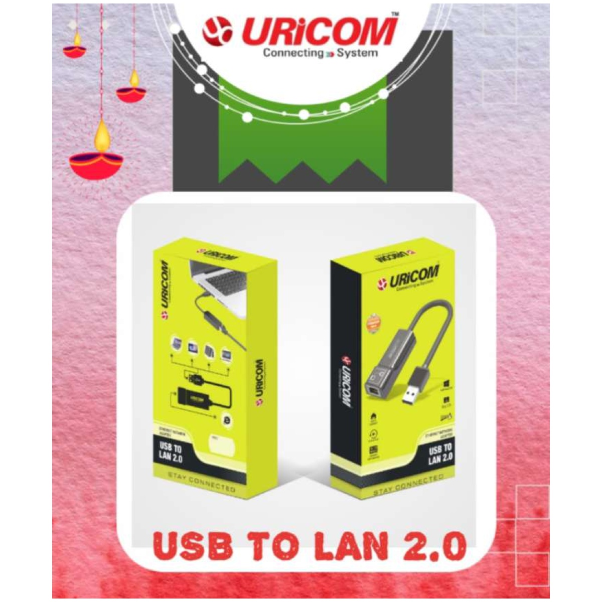 Uricom USB to Lan (2.0) - Image 1
